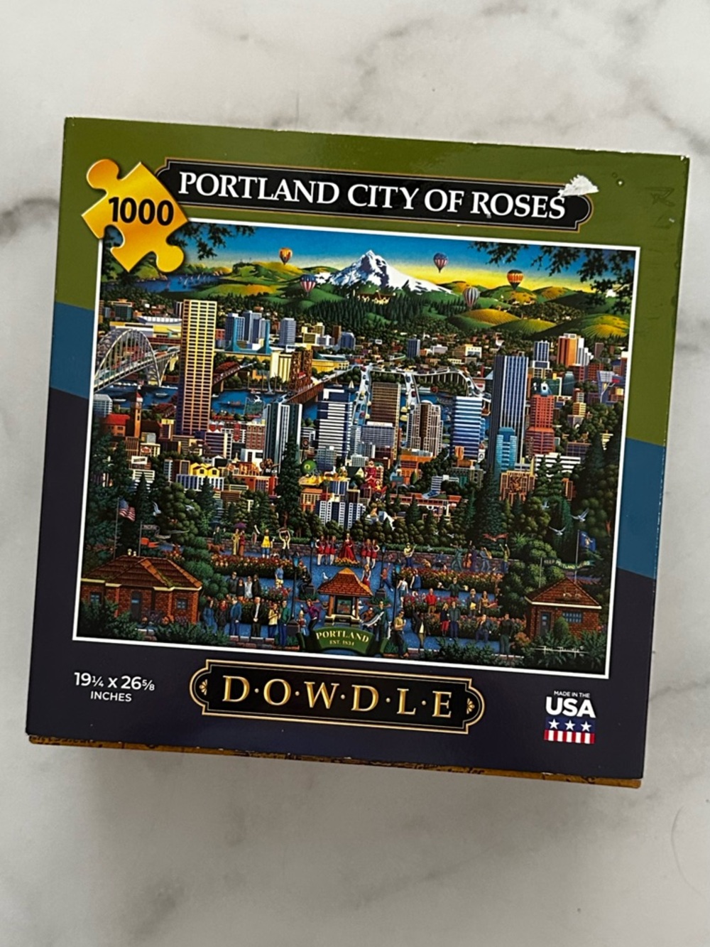 Dowdle Portland City of Roses 1000 Piece Jigsaw Puzzle